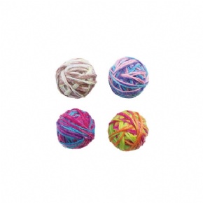 Cat Toys Balls Colorful Yarn with Bell Cat Chase Balls