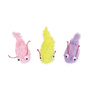 Vibrating cat toy wiggly worm with catnip