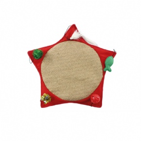 Christmas cat scratching mat