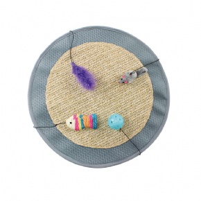 Cat Game Chasing Circle Scratching Mat