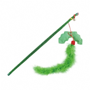 Christmas Leaf Cat Wand