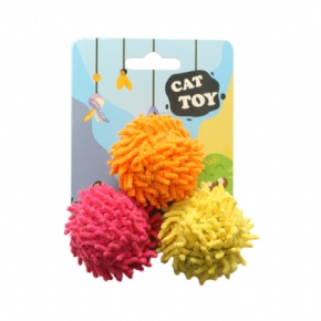 Cat Toy Mop Balls